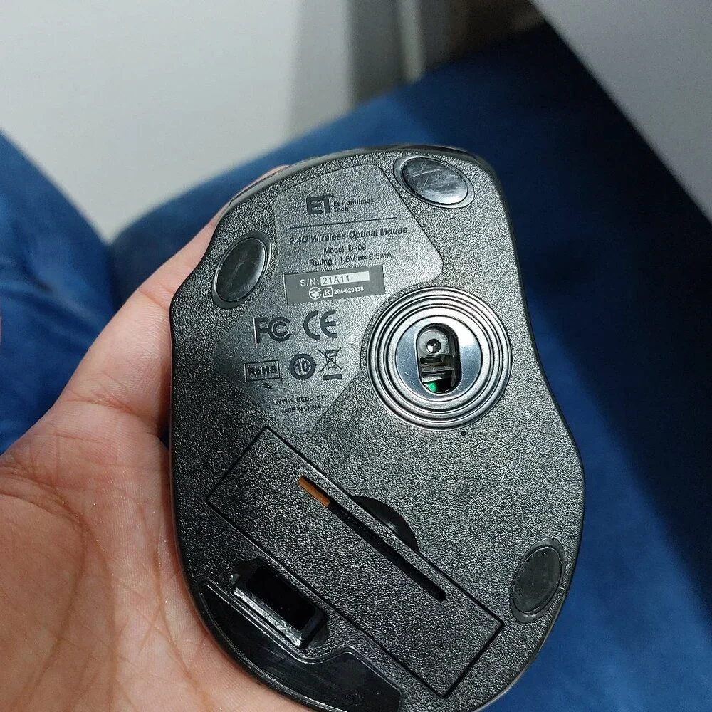 Wireless GAMING Mouse D-09 Black Color Comfort Grip